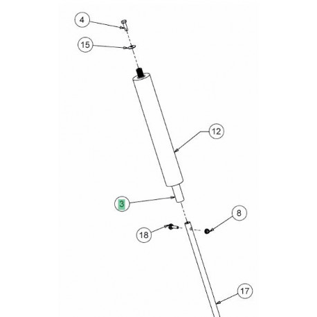 Colonne de direction MTD 683-04763637 Colonne de direction MTD 683-04763637