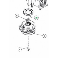 Poulie MTD 756-05230 pour moteur de tracteur MTD
