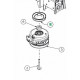 Poulie de tracteur tondeuse MTD 756-05233A - moteur