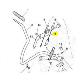 Cable de frein moteur GGP 384004603/0 Cable de frein moteur GGP 384004603/0