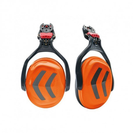 Protège oreille Pfanner orange et gris pour casque Protos