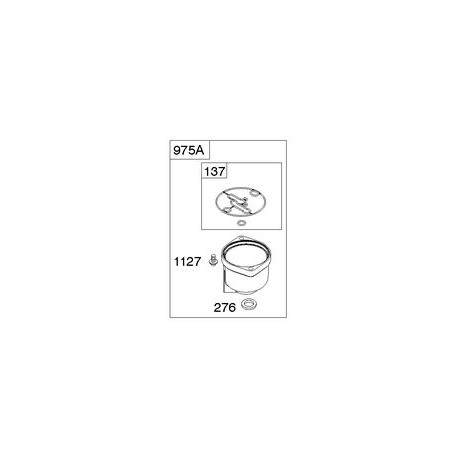 Cuve carburateur Briggs et Stratton 591699