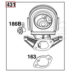 Embase de filtre à air Briggs Stratton 596034