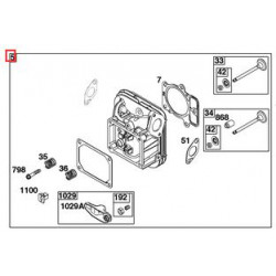 Culasse complète Briggs Stratton 597198