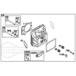 Culasse Vangaurd Briggs & Stratton 597199