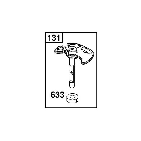 Kit axe de gaz Briggs and Stratton 597540