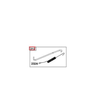 Tringle carburateur Briggs Stratton 597778 Tringle carburateur Briggs Stratton 597778