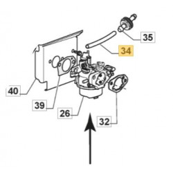 Durite GGP 118551514/0 Durite GGP 118551514/0