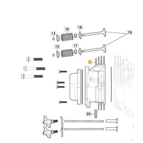 Culasse GGP 118551547/0 Culasse GGP 118551547/0