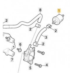 Filtre essence GGP moteur bi cylibndre GGP TRE 586V, TRE 586 VA, TRE 635 V