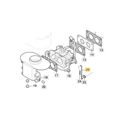 Tringle de regulateur GGP 118551580/0 Tringle de regulateur GGP 118551580/0