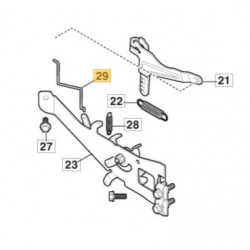Tige de starter moteur GGP 118551585/0 Tige de starter moteur GGP 118551585/0