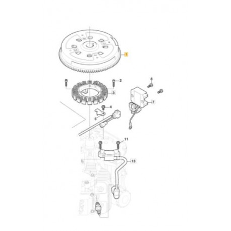 Volant magnetique GGP 118551593/0 Volant magnetique GGP 118551593/0