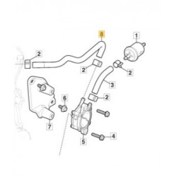 Durite collecteur admission vers pompe essence GGP 118551604/0