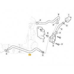 Durite moteur bi cylindre GGP 118551606/0