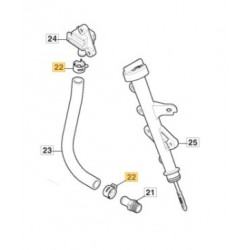 Clips de fixation pour durite d'huile GGP