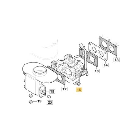 Carburateur moteur Stiga GGP TRE 586 VA Carburateur moteur Stiga GGP TRE 586 VA
