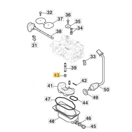 Gicleur de carburateur GGP STIGA TRE 635 V Gicleur de carburateur GGP STIGA TRE 635 V