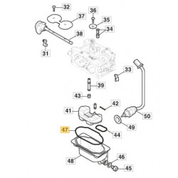 Joint de cuve de carburateur GGP TRE 586 V, TRE 586 VA, TRE 635 V