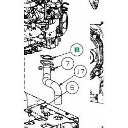 Joint d'echappement pour moteur de tracteur MTD 721-04936 Joint d'echappement pour moteur de tracteur MTD 721-04936