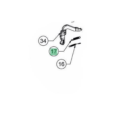 Ressort regulateur MTD 732-05618 Ressort regulateur MTD 732-05618