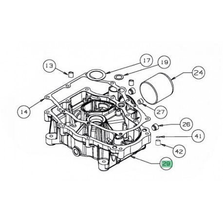 Carter bas moteur MTD 751-15360 Carter bas moteur MTD 751-15360
