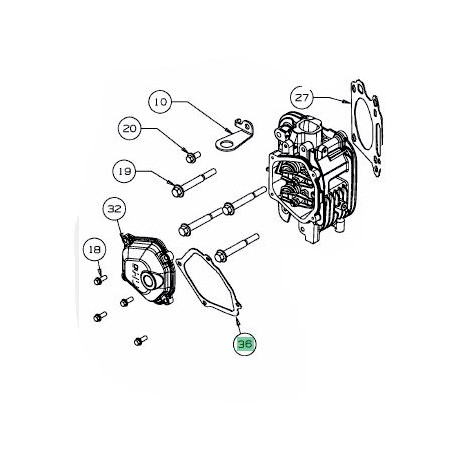Joint de cache culbuteur MTD 751-15576 Joint de cache culbuteur MTD 751-15576