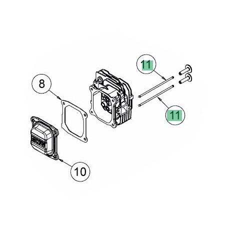 Tige de culbuteur MTD 751-15674