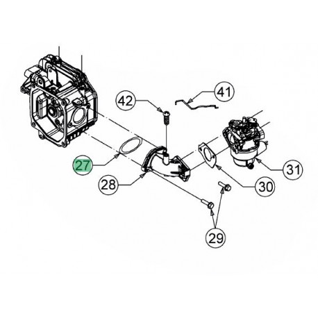 Joint d'admission MTD 751-15711 Joint d'admission MTD 751-15711