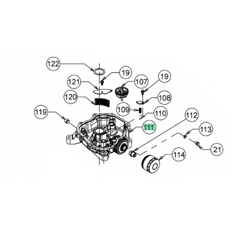 Carter moteur MTD 751-15747 Carter moteur MTD 751-15747