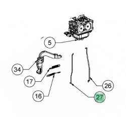 Tringle regulateur MTD 751-15875 Tringle regulateur MTD 751-15875