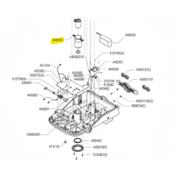 Moteur de coupe pour Alko Robolinho 4000 (à partir de Mars 2014)