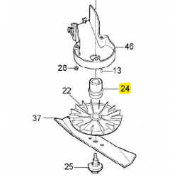 Support de lame tondeuse Sterkins 46 ET, Sterkins 46 ET Inox