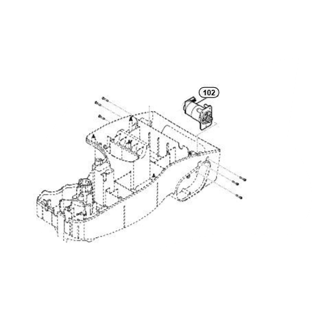 Moteur d'avancement pour robot Viking MI 322