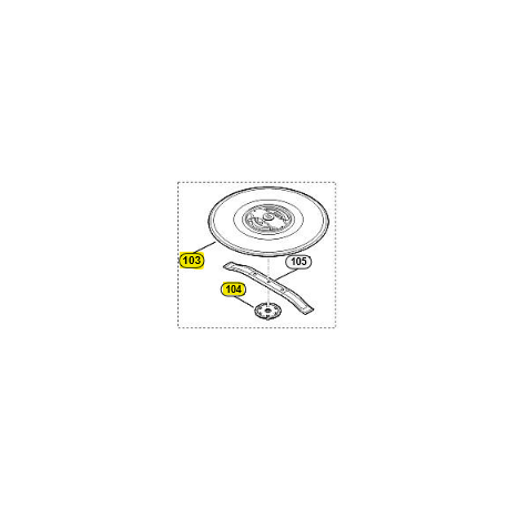 Plaque protection de disque de coupe Viking MI 632.0 Plaque protection de disque de coupe Viking MI 632.0