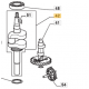 Vilebrequin pour moteur GGP WBE0704-RO et WBE0704 ES-RO