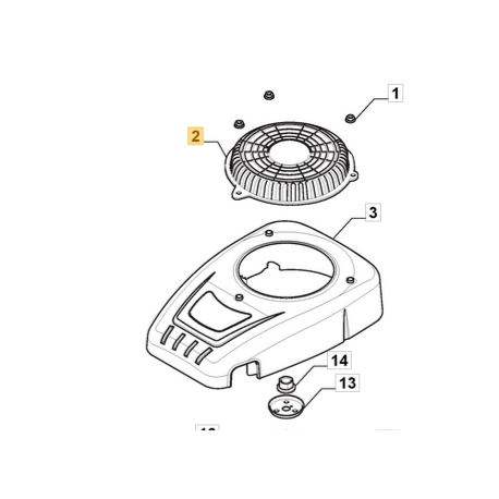 Lanceur pour moteur GGP TRE224
