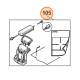 Carte electronique pour station de charge de robot Viking MI 632.0 et MI 632.0 P