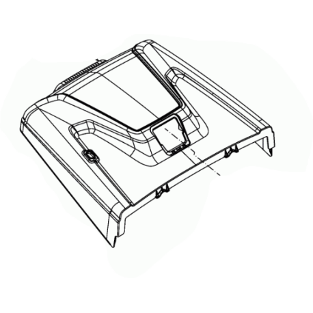 Capot de bac pour Cub Cadet XT 1 OR, XT 2 PR / QR, XT 3 QR