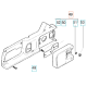 Couvercle frein chaine Mc Culloch Electramac 235 / 275 / 280, ES 1814, ES 1816, MEL 235