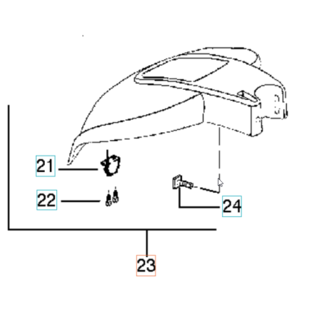 Carter protection coupe bordure Mc Culloch Twist n Edge