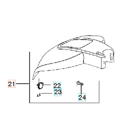 Carter débroussailleuse Mc Culloch TM 281 et TM 281 +