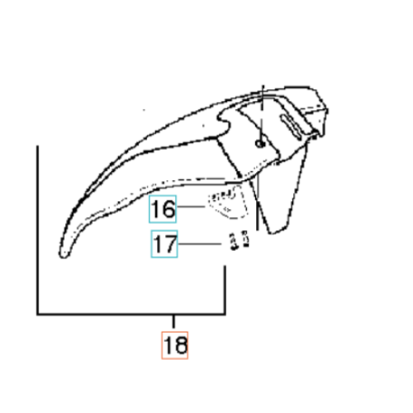 Carter protection coupe bordure Mc Culloch TRIM MAC ST type 1