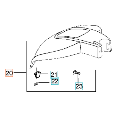 Carter protection débroussailleuse Mc Culloch TM 252