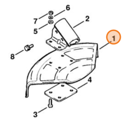 Carter de protection Stihl 4114-713-4502