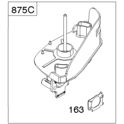 Boite filtre air moteur Briggs Stratton 750 Series I/C DOV, 750EX Series DOV I/C Boite filtre air moteur Briggs Stratton 750 Series I/C DOV, 750EX Series DOV I/C