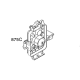 Boite filtre air moteur Briggs Stratton 550E Series, 575EX Series (interupteur sur la droite)