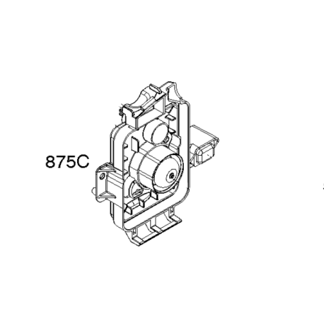 Boite filtre air moteur Briggs Stratton 550E Series, 575EX Series (interupteur sur la droite)