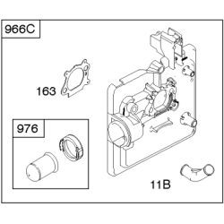 Embase filtre air Briggs Stratton 625 Series EVE, 650 Series EVE, 675 Series EVE