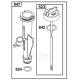 Jauge huile moteur Briggs Stratton 800E Series, 850 Series, 875 Series, 950E Series